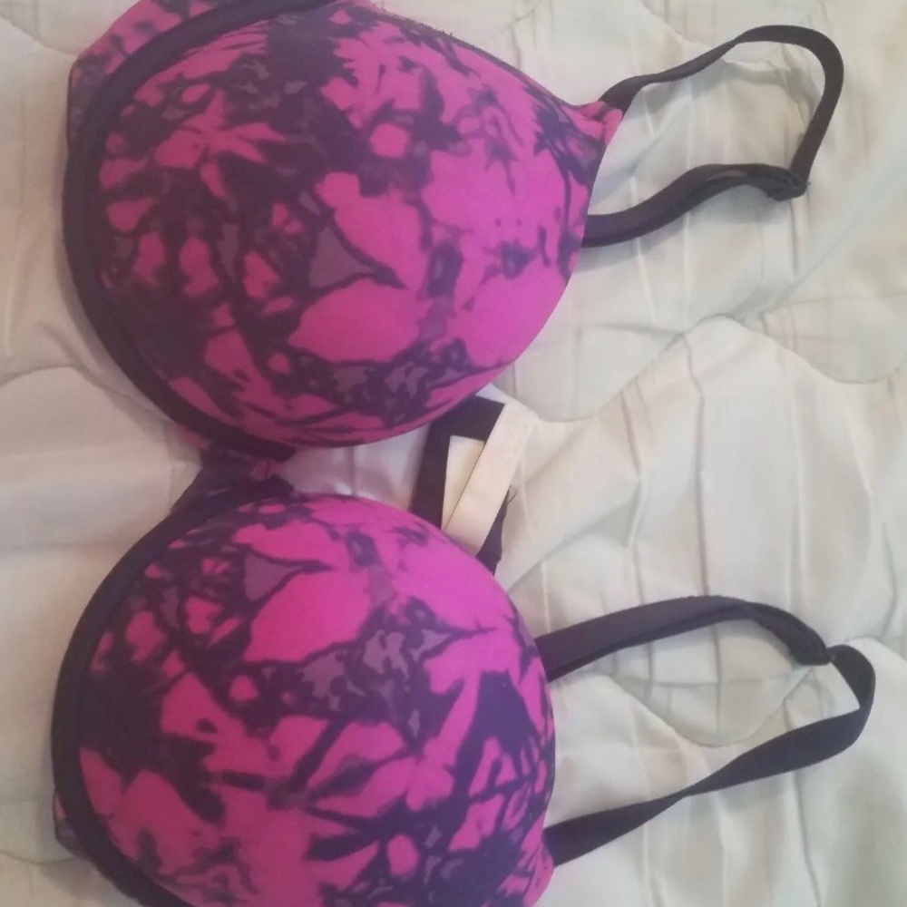 Pink bra
